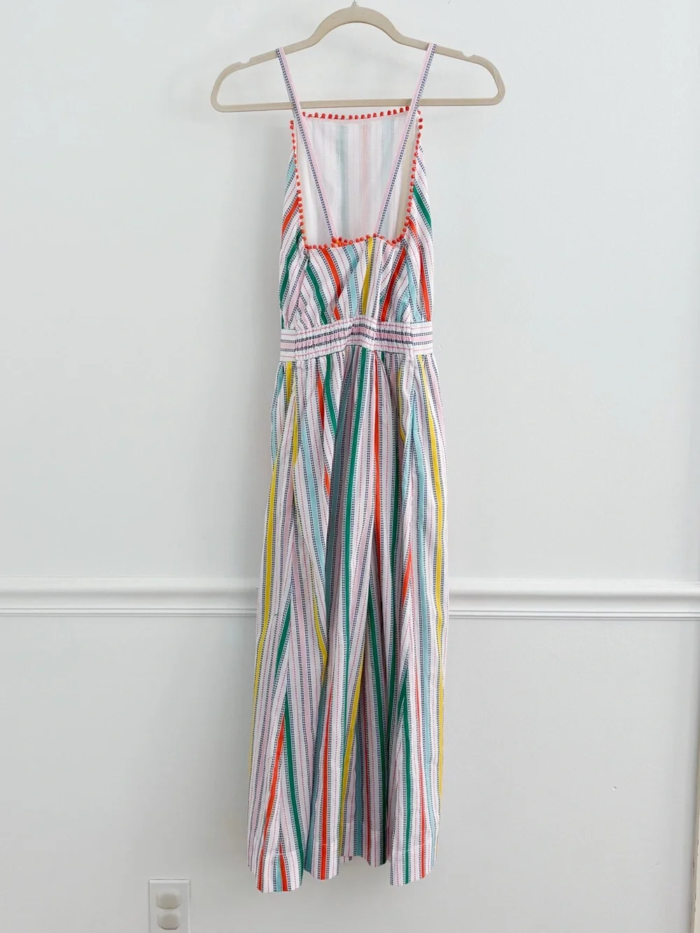 Boden Multicolor Stripe Midi Dress